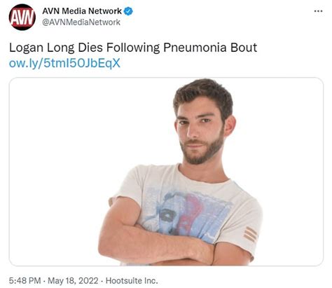 mike adriano teens|Porn star Logan Long dies of pneumonia aged just 34